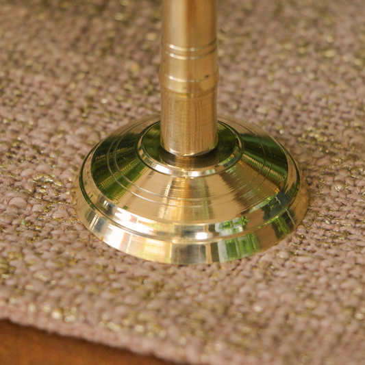 Ambi Divine 100% Pure Brass Pooja Deepam / Deepak - Kamal Lotus Nanda - Medium Size
