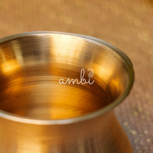 Ambi Divine Pure 100% Lead Free Kansa Water Lota Pooja / Suryanamaskar - 250 ML
