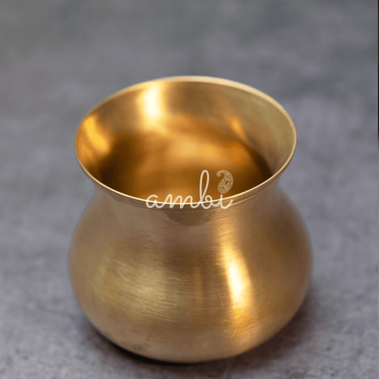Ambi Divine Pure Lead Free Kansa Puja Lota — A Sacred Morning Ritual (160 ML)