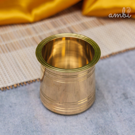 Ambi Divine Pure Brass Panch Amrit Lota - 475 ML | Abhishek Kalash | Pooja Vessel