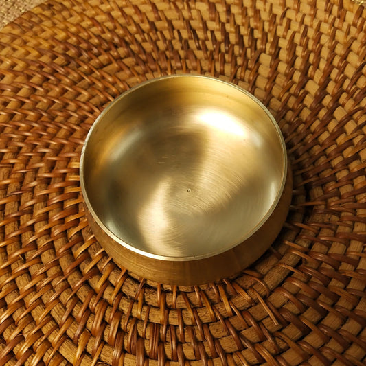 Ambi Divine 100% Pure Kansa  Katori / Bowl For Pooja- 3 Inches  - 130 ML